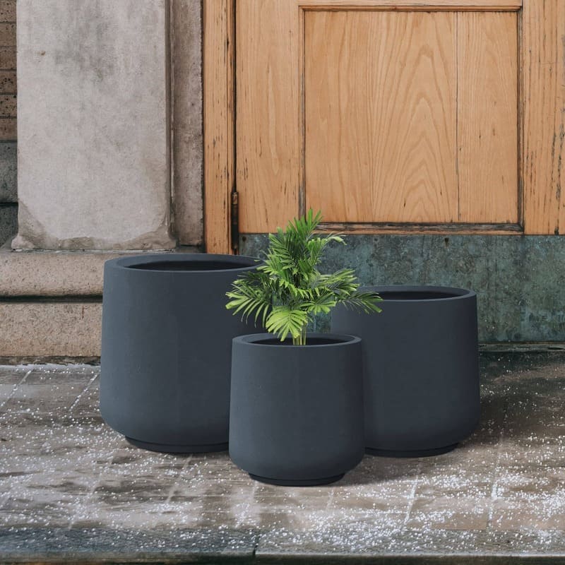 elegant tall planters