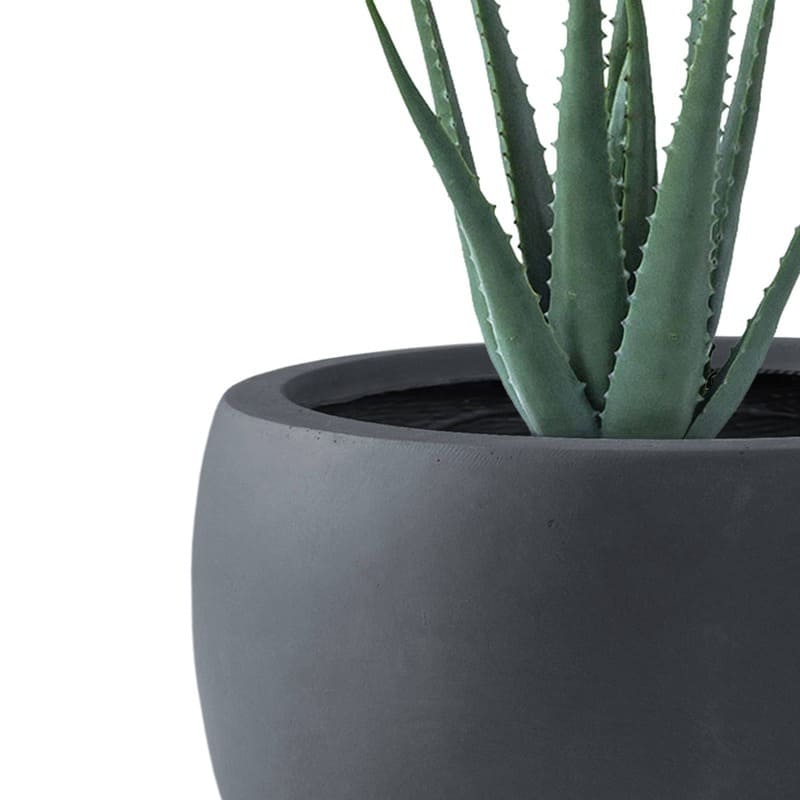 elegant black tall planters