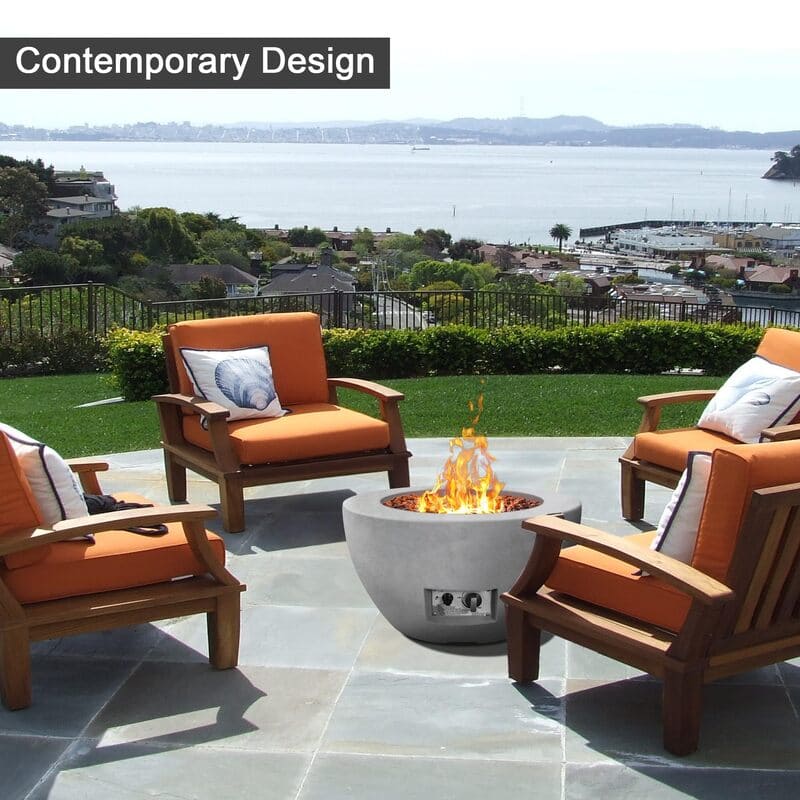 stylish gas fire bowls