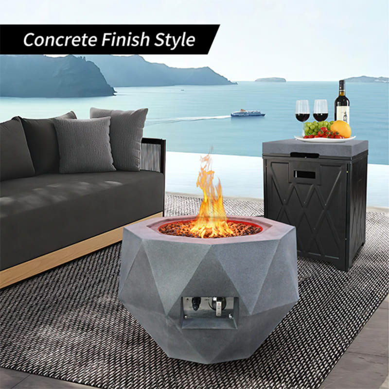 stylish gas fire pit designs